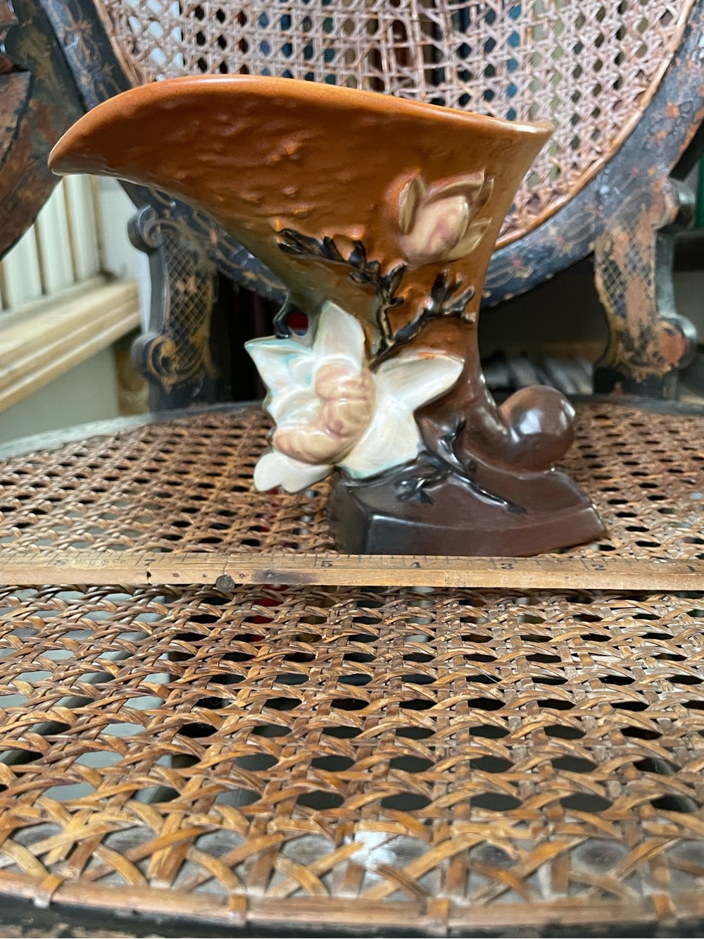 Roseville magnolia vase, no flaws